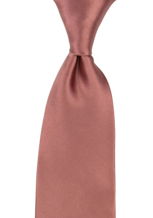 Satin Rose Wood klassisch breite Krawatte
