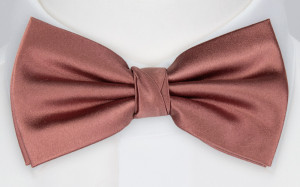 Satin Rose Wood Fliege