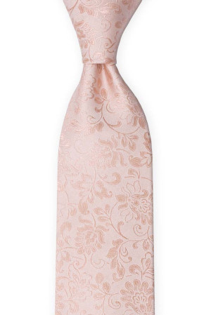 SAVETHEDATE Blush pink klassisch breite Krawatte