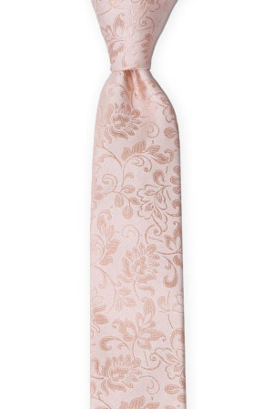 SAVETHEDATE Blush pink schmale Krawatte