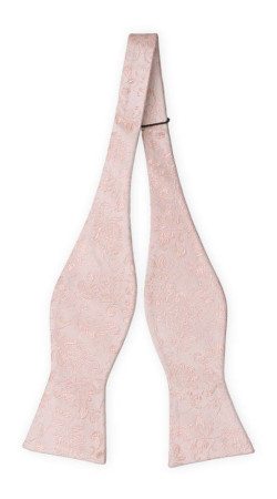 SAVETHEDATE Blush pink ungebundene Fliege