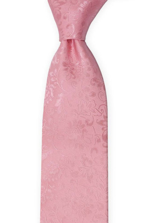 SAVETHEDATE Pink klassisch breite Krawatte