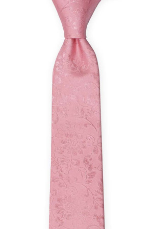 SAVETHEDATE Pink schmale Krawatte