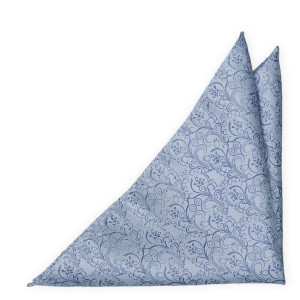 SCROLLER Light blue Einstecktuch