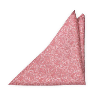 SCROLLER Vintage pink Einstecktuch