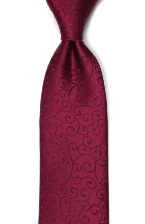 SNAZZY Dark red klassisch breite Krawatte