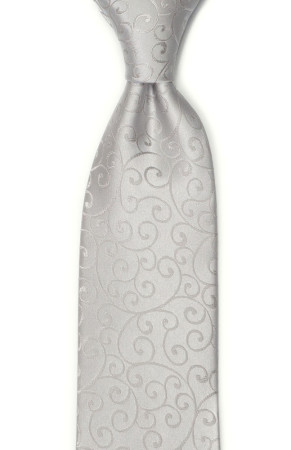 SNAZZY Silver Krawatte
