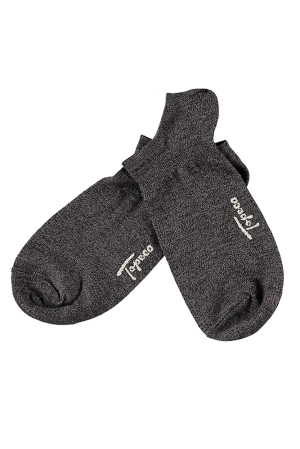 SNEAKER SOLID BLACK socken