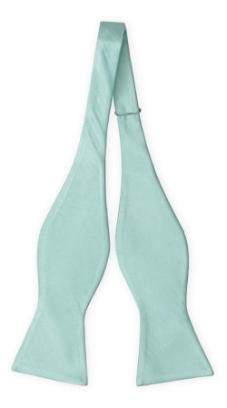 SOLID Aquamarine turquoise ungebundene Fliege