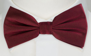 SOLID Burgundy Fliege