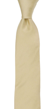 SOLID Champagne schmale Krawatte