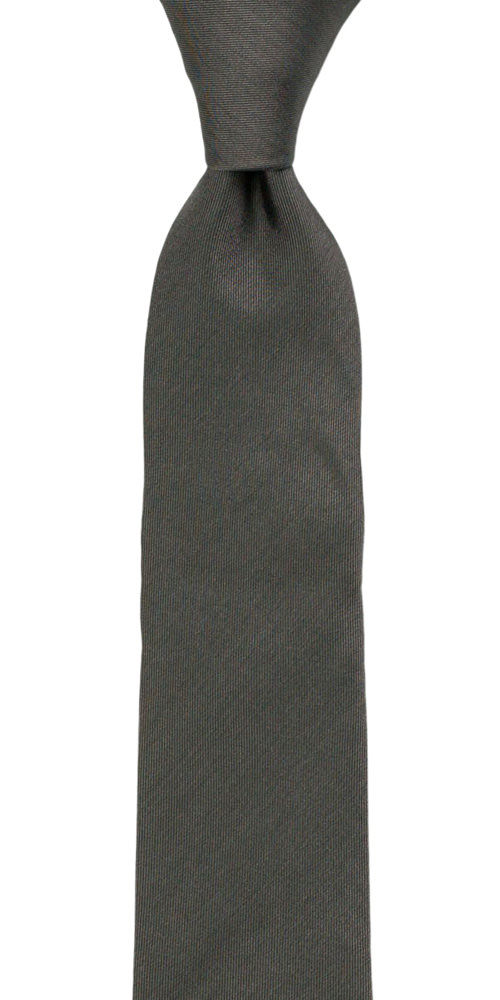 SOLID Dark grey schmale Krawatte