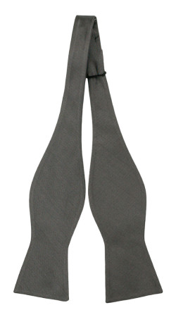 SOLID Dark grey ungebundene Fliege
