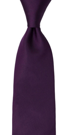SOLID Dark purple Krawatte
