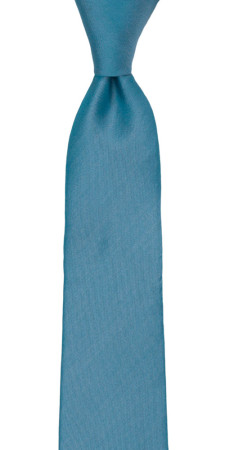 SOLID Dark turquoise schmale Krawatte