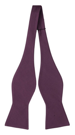 SOLID Eggplant ungebundene Fliege