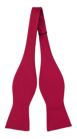 SOLID Fuchsia ungebundene Fliege