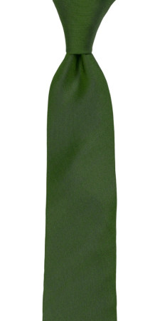 SOLID Green schmale Krawatte