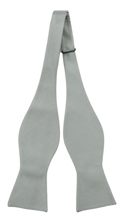 SOLID Grey ungebundene Fliege