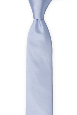 SOLID Ice blue schmale Krawatte
