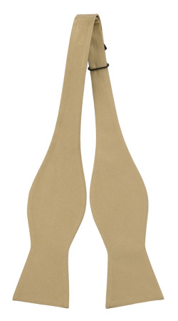 SOLID Khaki ungebundene Fliege