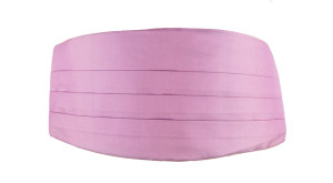 SOLID Lavender Pink kummerbund