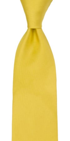 SOLID Lemon klassisch breite Krawatte