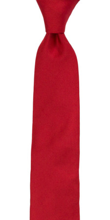 SOLID Light red schmale Krawatte