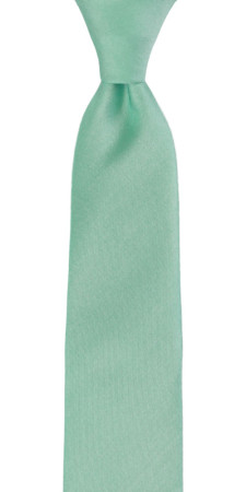 SOLID Light turquoise schmale Krawatte