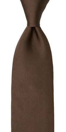 SOLID Light umber klassisch breite Krawatte