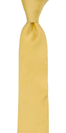 SOLID Light yellow schmale Krawatte