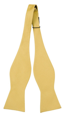 SOLID Light yellow ungebundene Fliege