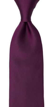 SOLID Magenta klassisch breite Krawatte