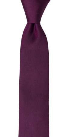 SOLID Magenta schmale Krawatte