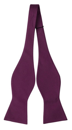 SOLID Magenta ungebundene Fliege