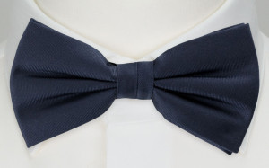 SOLID Navy blue Fliege