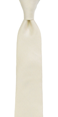 SOLID Off white schmale Krawatte
