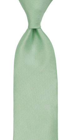 SOLID Pastel green klassisch breite Krawatte