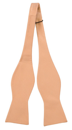 SOLID Peach ungebundene Fliege