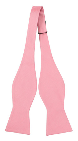 SOLID Pink ungebundene Fliege