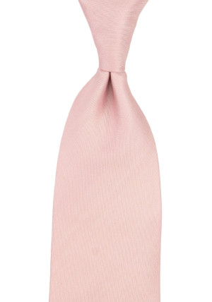 Solid Powder Pink klassisch breite Krawatte