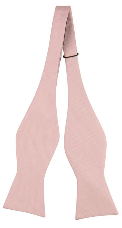 Solid Powder Pink ungebundene Fliege
