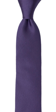 SOLID Purple schmale Krawatte