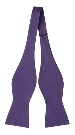 SOLID Purple ungebundene Fliege
