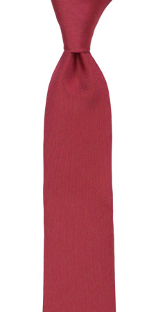 SOLID Raspberry schmale Krawatte