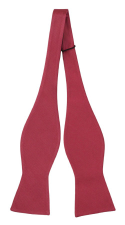 SOLID Raspberry ungebundene Fliege