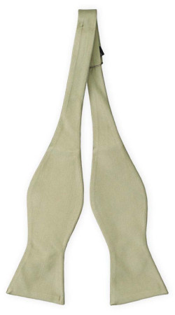SOLID Sage green ungebundene Fliege