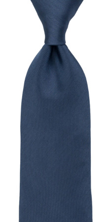 SOLID Steel blue klassisch breite Krawatte