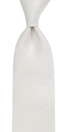 SOLID White klassisch breite Krawatte