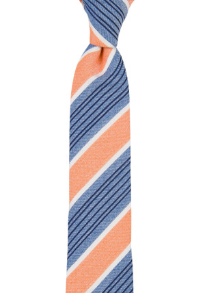 SPONTANEOUSSTRIPES ORANGE schmale Krawatte